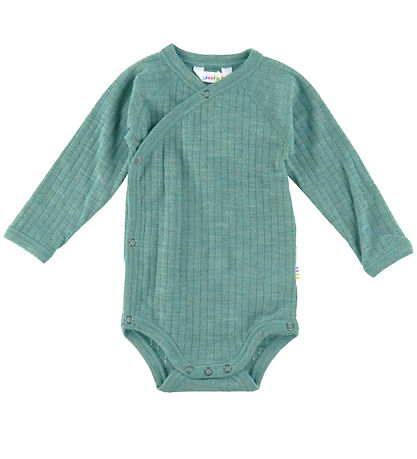 Joha Wrap Bodysuit L/æ - Wool - Green