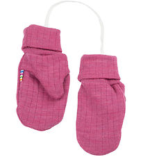 Joha Mittens - Wool - Raspberry
