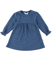 Joha Dress - Wool - Denim Blue