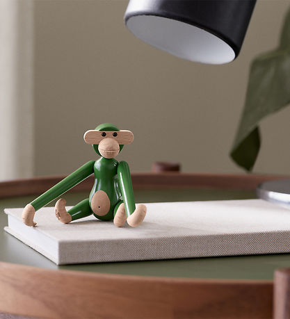 Kay Bojesen Woodfigure - Monkey - Vintage - Mini - Green