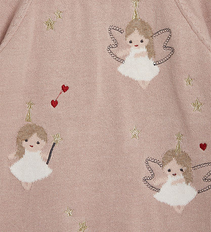 Hust and Claire Blouse - Knitted - Pippa - Adobe Rose