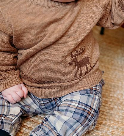 Hust and Claire Blouse - Knitted - Pilou - Coffee Melange
