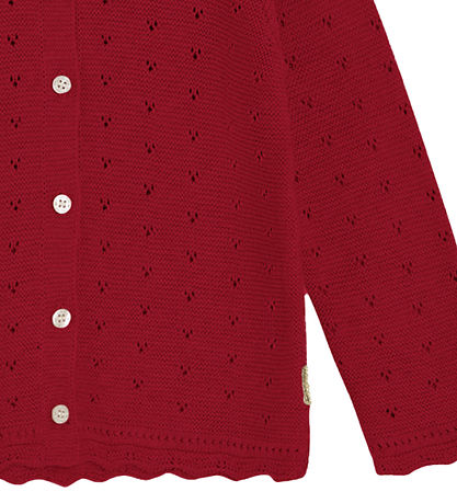 Hust and Claire Cardigan - Knitted - Caren - Teaberry