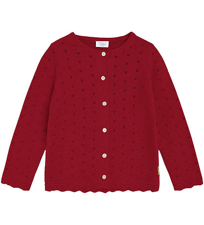 Hust and Claire Cardigan - Knitted - Caren - Teaberry