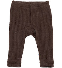Joha Leggings - Knitted - Wool - Dark Brown