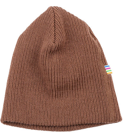 Joha Beanie - Knitted - Wool - 2-layer - Brown