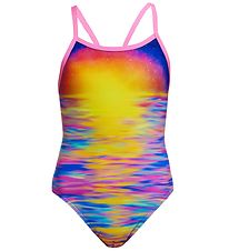 Funkita Badeanzug - Einzeln Strap - UV50+ - Darkinjung Sunset