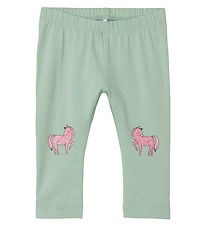 Name It Leggings - NbfJennia Capri - Schlick Green
