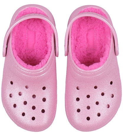 Crocs Sandalen Mit Futter - Classic+ Gefüttert Glitter Clog K - 