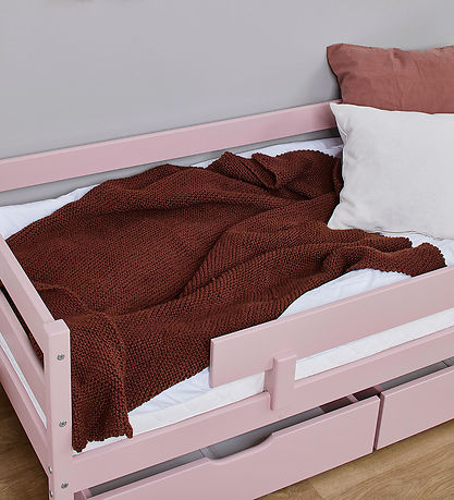 Hoppekids Barnarúm - Vistvænt Comfort - Pale Rose