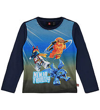 LEGO® Ninjago Blouse - LWTano 618 - Dark Navy w. Print