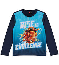LEGO® Ninjago Blouse - LWTano 704 - Dark Navy w. Print