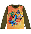 LEGO® Ninjago Blouse - LWTano 701 - Dark Khaki w. Print