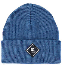 DC Beanie - Knitted - Label - Dark Blue