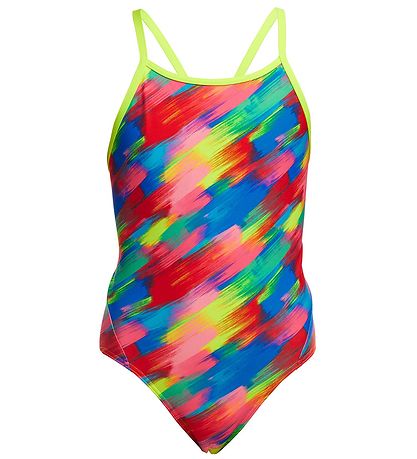 Funkita Badeanzug - Diamantrücken - UV50+ - Gestrichelt