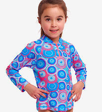 Funkita Badeshirt - Zippy Rash - UV50+ - Bundjalung Blue