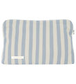 Studio Feder Toiletry Bag - Celia - Cotton - Pale Blue Stripe