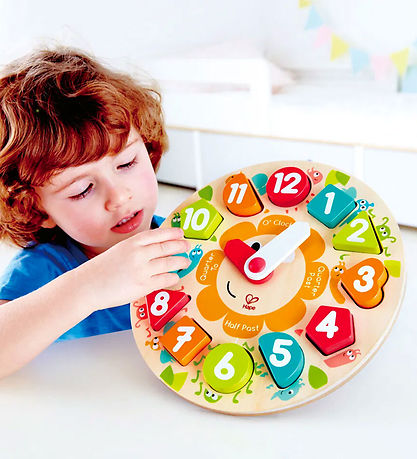 Hape Activity Toy - Chunky Clock Puzzle