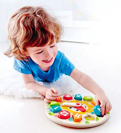 Hape Activity Toy - Chunky Clock Puzzle