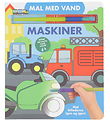 Alvilda Colouring Book - Paint With Water - Machines