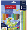 Faber-Castell Fargestifter - 24 stk. - Grip Dino