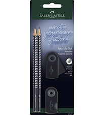 Faber-Castell Bleistiftset - Sparkle - 4 Teile - Schwarz