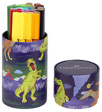 Faber-Castell Filzstifte m. Hülle - Stecker - 20 st. - Dino