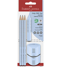 Faber-Castell Bleistiftset - Grip 2001 - 5 Teile - Sky Blue