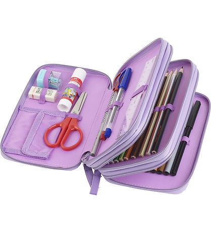 Faber-Castell Etui m. Inhoud - Unicorn - Paars