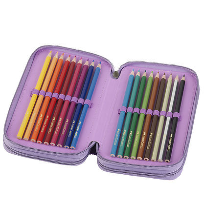 Faber-Castell Etui m. Inhoud - Unicorn - Paars