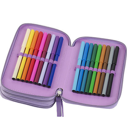 Faber-Castell Etui m. Inhoud - Unicorn - Paars