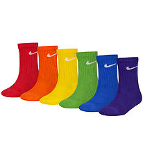 Nike Strumpor - Dämpad - Dri-Fit - 6-pack - Multi