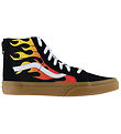 Vans Shoes - Sk8-HI Zip - Flame Black/Rubber