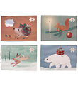 Filibabba Jigsaw Puzzle-Set - 4x20 Bricks - Wonderful Winterland