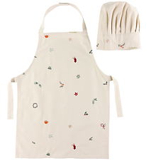 Filibabba Apron Og Kokkehue - Wonderful Winter w. Embroidery