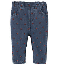 Lil' Atelier Jeans - Loose - NbfLiva - Dark Blue Denim/Heart Ver