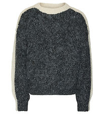 Vero Moda Girl Blouse - Knitted - VmCordelia - Dark Grey Melange