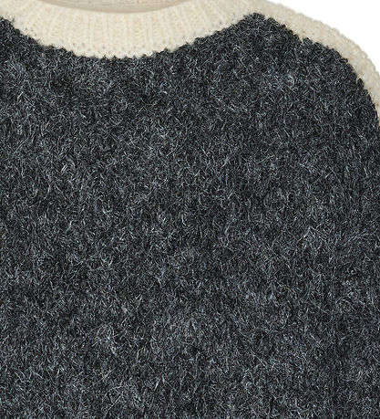 Vero Moda Girl Blouse - Knitted - VmCordelia - Dark Grey Melange