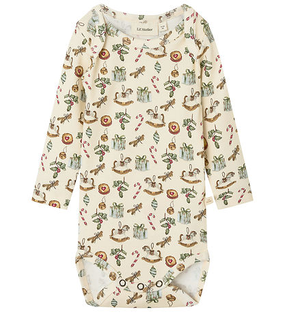 Lil' Atelier Bodysuit L/æ - NbnGio - Turtledove