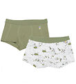 Joha Boxers - 2-Pack - Bamboo - Green/Off White w. Print
