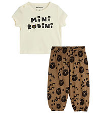 Mini Rodini Katter Baby Sett - Offwhite