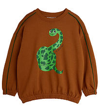 Mini Rodini Peysa - Snake Upp - Brown