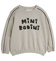 Mini Rodini Sweatshirt - Cats - Grey