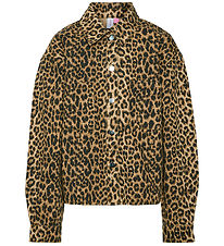 Vero Moda Girl Jacke - VmTullah - Silberner Nerz/Leopard