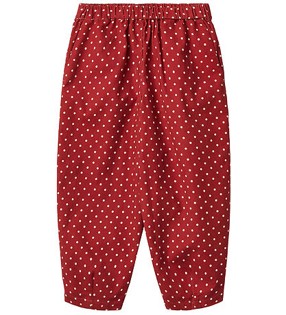 Fliink Trousers - Corduroy - Dolly Dot - Pompeian Red