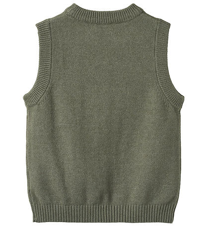 Fliink Waistcoat - Knitted - Benna Mushroom - Beetle