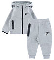 Nike Sweat Set - Cardigan/Sweatpants - Grey Heather