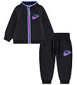 Nike Tracksuit - Cardigan/Trousers - Black/Purple