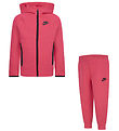 Nike Sweat Set - Tech - Cardigan/Sweatpants - Aster Pink