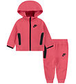 Nike Sweat Set - Tech - Cardigan/Sweatpants - Aster Pink